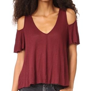 Free people cold shoulder top